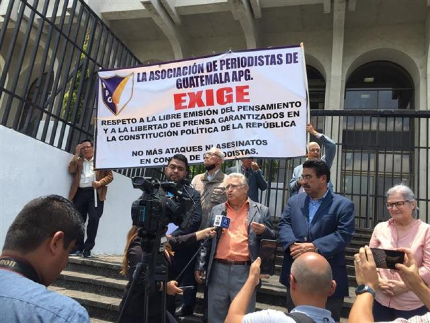 Deploran acciones de Fiscalía en Guatemala contra periodistas