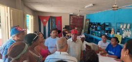 Chequean autoridades gubernamentales desarrollo socioeconómico en zona santiaguera