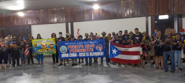 Reciben en Santiago de Cuba a la Brigada de la Victoria