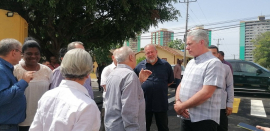 Visita Presidente cubano Museo 26 de Julio en Santiago de Cuba (+ FOTOS)