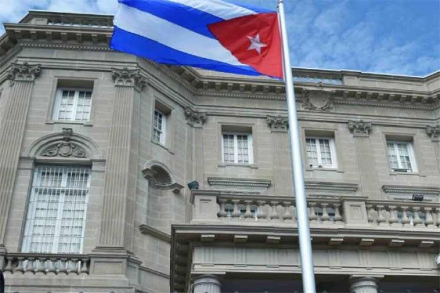 Denuncia Díaz-Canel ataque terrorista contra embajada de Cuba en EEUU
