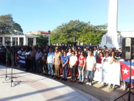Santiago de Cuba dijo NO al genocidio contra Palestina