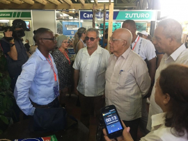 Expocaribe 2023: Ricardo Cabrisas recorre stands expositivos