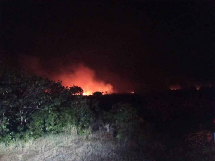 Reportan incendio en cercanías de central eléctrica de Cuba
