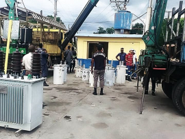 Recuperan transformadores para atender afectaciones al servicio eléctrico en Santiago de Cuba
