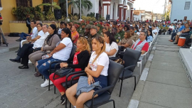 Conmemoran en Santiago de Cuba los más de 60 años de la UJC y la OPJM