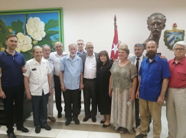 Héroe de Cuba se reúne con movimiento de solidaridad en Rusia