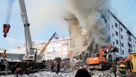 Ascienden a ocho los muertos por explosión en Sajalín