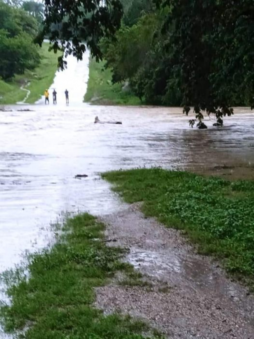 Reportan intensas lluvias en Santiago de Cuba