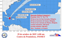 Aviso de ciclón tropical No. 24