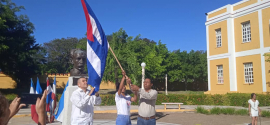 Abanderan delegación de Santiago de Cuba a conferencia nacional del Sindicato de Salud