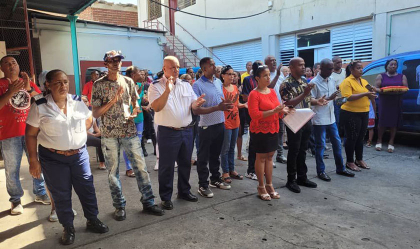Reconocen a trabajadores químicos en Santiago de Cuba