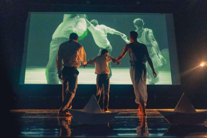 Coreografía Saudade en el Teatro Martí de Cuba