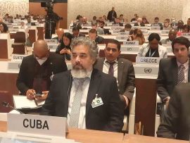 Cuba vicepresidenta de foro sobre convención contra armas biológicas