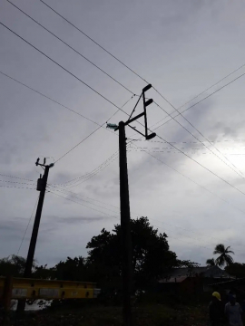 Adopta Empresa Eléctrica medidas para garantizar el servicio eléctrico tras intensas lluvias en la provincia