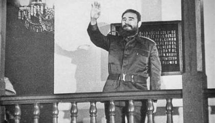 Fidel en Santiago de Cuba
