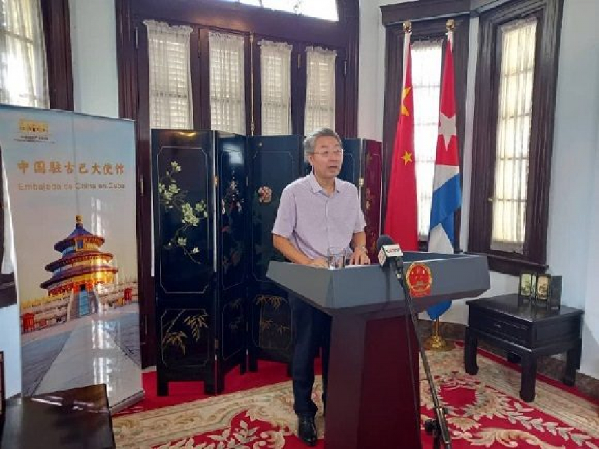 Embajador de China en Cuba: EEUU debe dejar de jugar con la carta de Taiwán