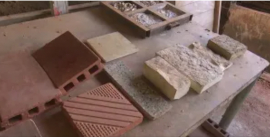 Producción local de materiales de la construcción en II Frente